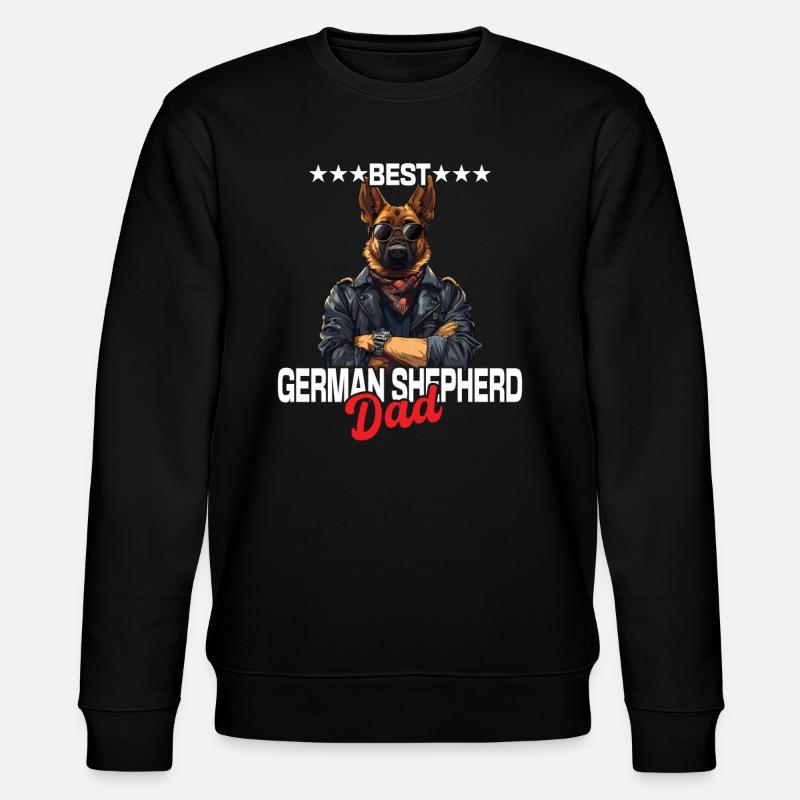 Papa berger allemand - Sweat bio CHANGER Stanley/Stella Unisexe - noir