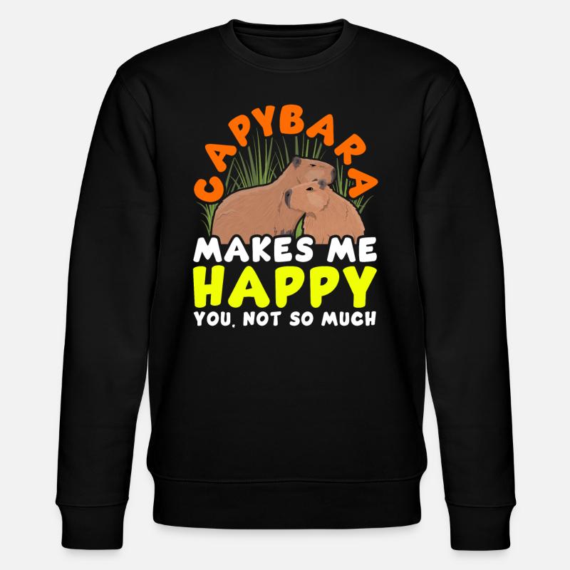 Capybara Capy - Sweat bio CHANGER Stanley/Stella Unisexe - noir