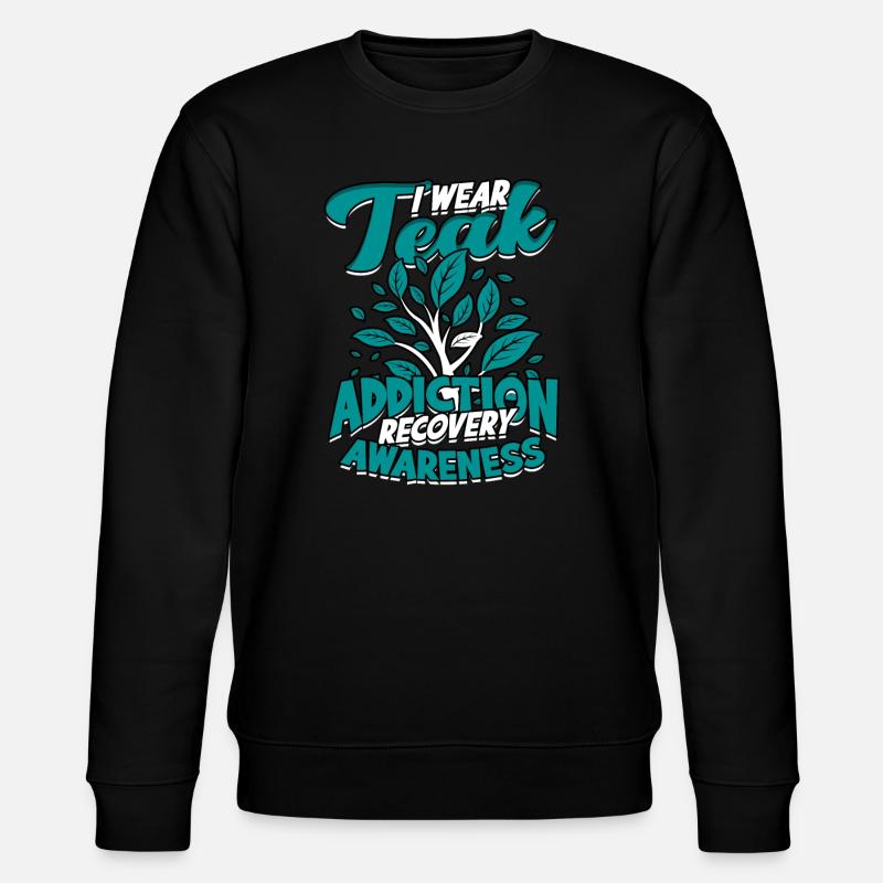 Detoxification Withdrawal Addicted - Stanley/Stella CHANGER Unisex Organic Sweatshirt - black
