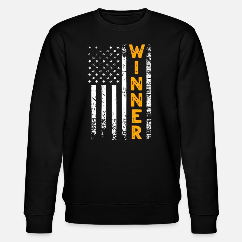 Gewinner Winner - Stanley/Stella Unisex Bio-Sweatshirt CHANGER  - Schwarz