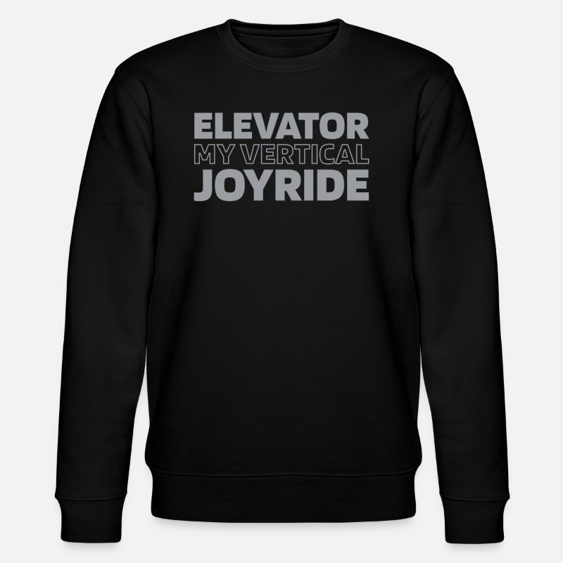 Elevator Elevator - Stanley/Stella CHANGER Unisex Organic Sweatshirt - black