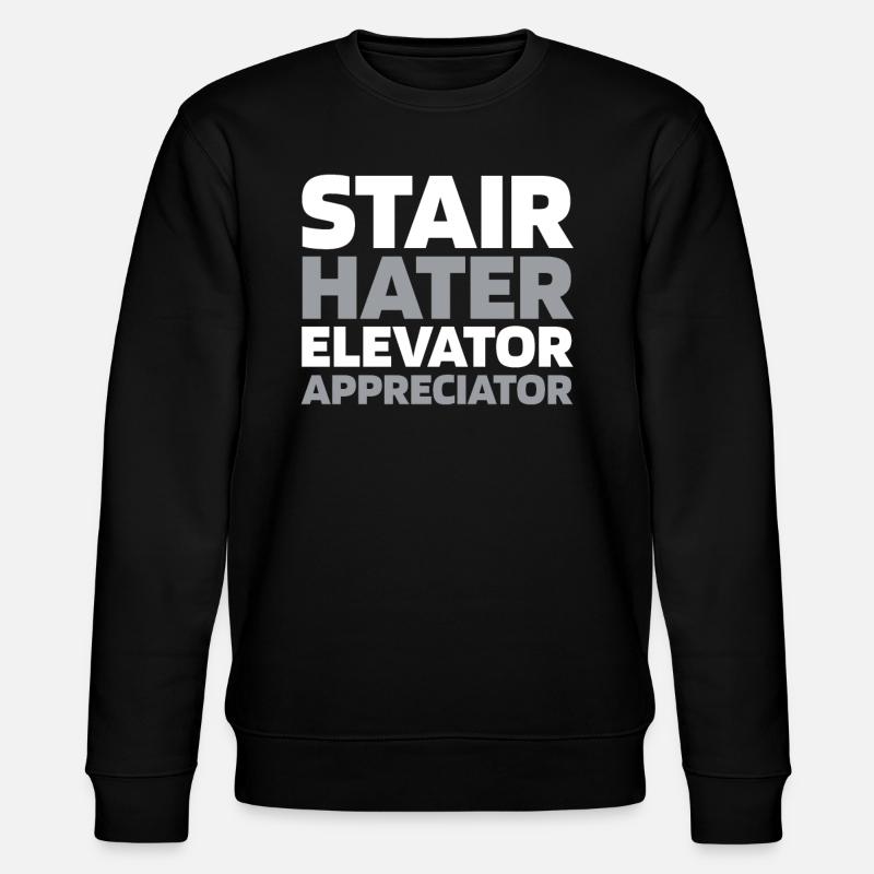 Elevator Elevator - Stanley/Stella CHANGER Unisex Organic Sweatshirt - black
