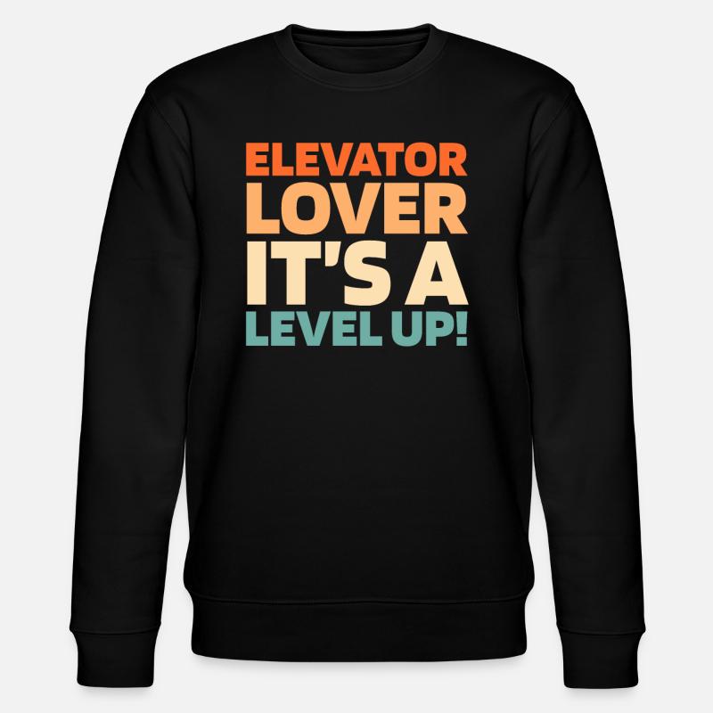 Elevator Elevator - Stanley/Stella CHANGER Unisex Organic Sweatshirt - black