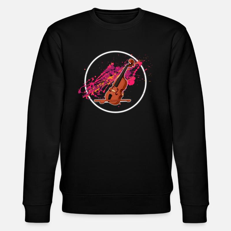 instruments de violon - Sweat bio CHANGER Stanley/Stella Unisexe - noir