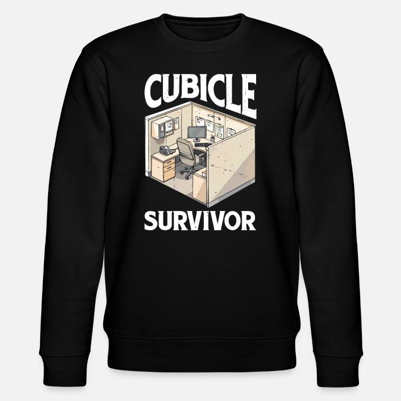 Cubicle Survivor 2 - Stanley/Stella Unisex Bio-Sweatshirt CHANGER - Schwarz