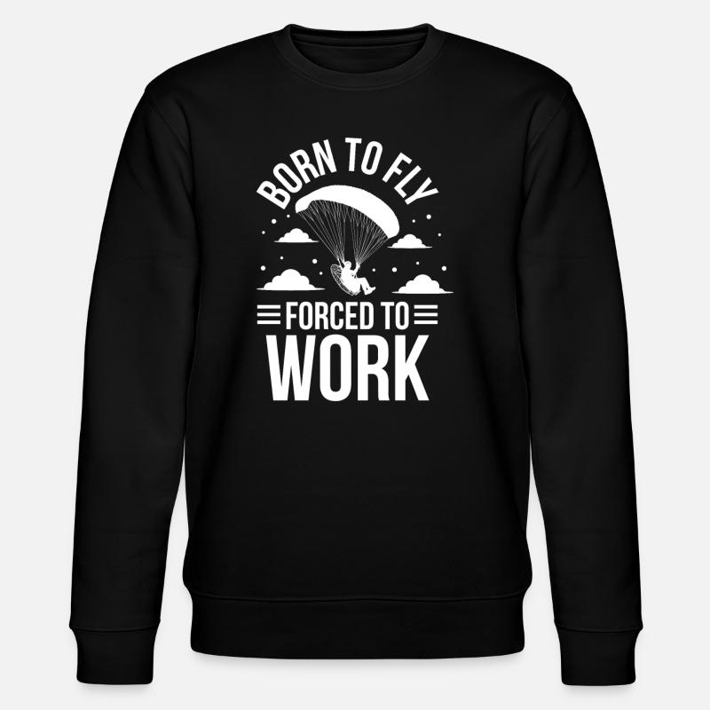 Paramotoring paramotoring - Stanley/Stella CHANGER Unisex Organic Sweatshirt - black
