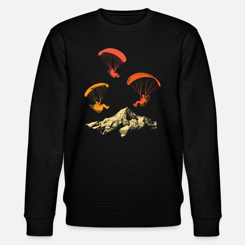 Paramotoring paramotoring - Stanley/Stella CHANGER Unisex Organic Sweatshirt - black