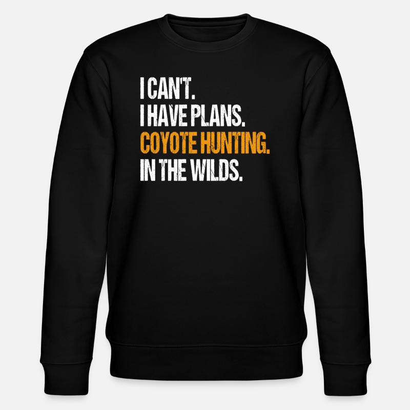Coyote Hunter Yote - Stanley/Stella CHANGER Unisex Organic Sweatshirt - black