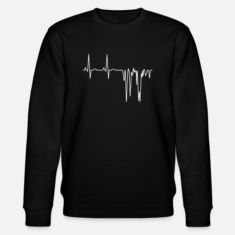 FTIR Fourier Infrared Spectroscopy Puls - Stanley/Stella Unisex Bio-Sweatshirt CHANGER  - Schwarz