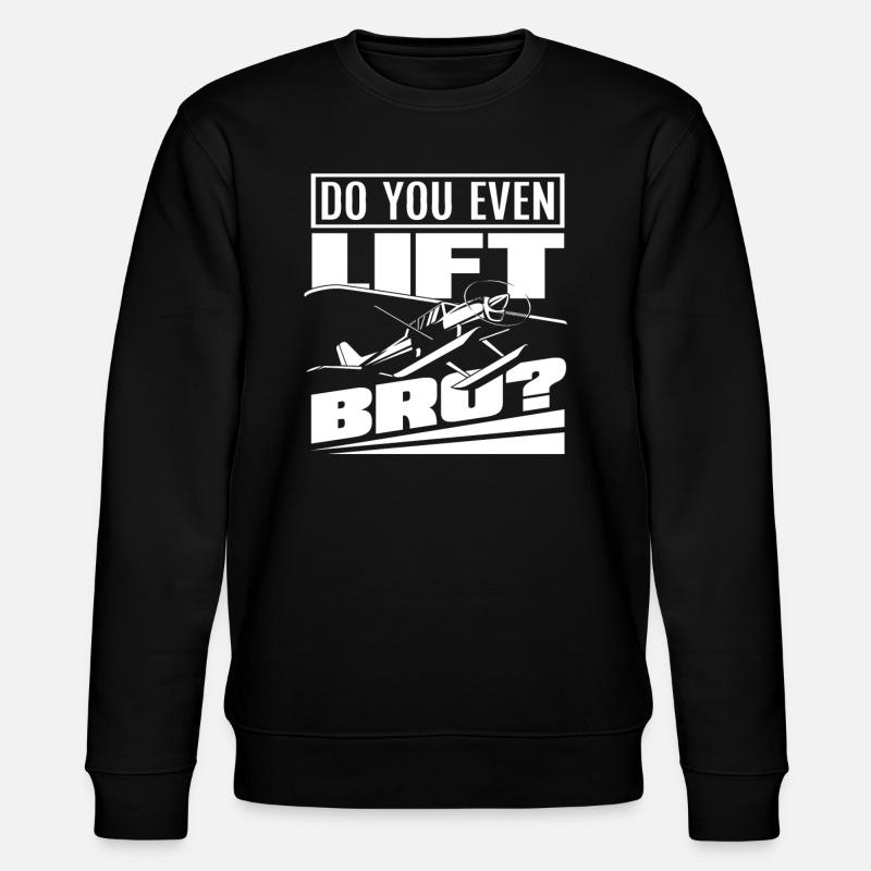 Pilot Professional Pilot Gift - Stanley/Stella CHANGER Unisex Organic Sweatshirt - black