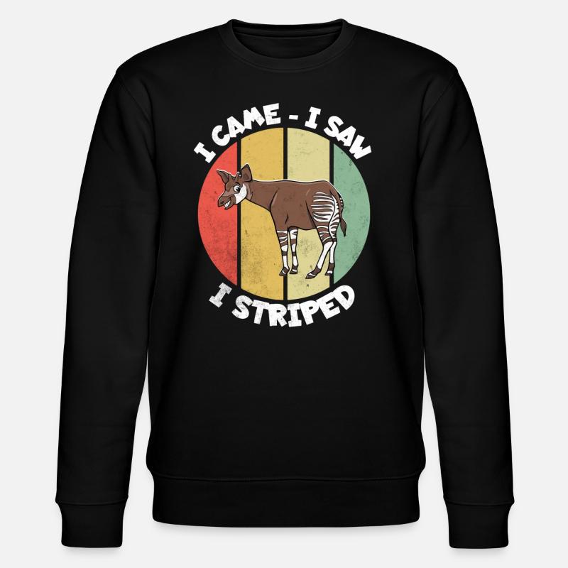 Okapi - Stanley/Stella Unisex Bio-Sweatshirt CHANGER  - Schwarz