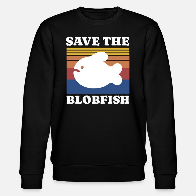 Save Blobfish - Stanley/Stella CHANGER Unisex Organic Sweatshirt - black