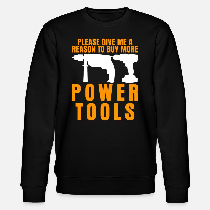 Power Tool Joke Outils électriques - Sweat bio CHANGER Stanley/Stella Unisexe - noir
