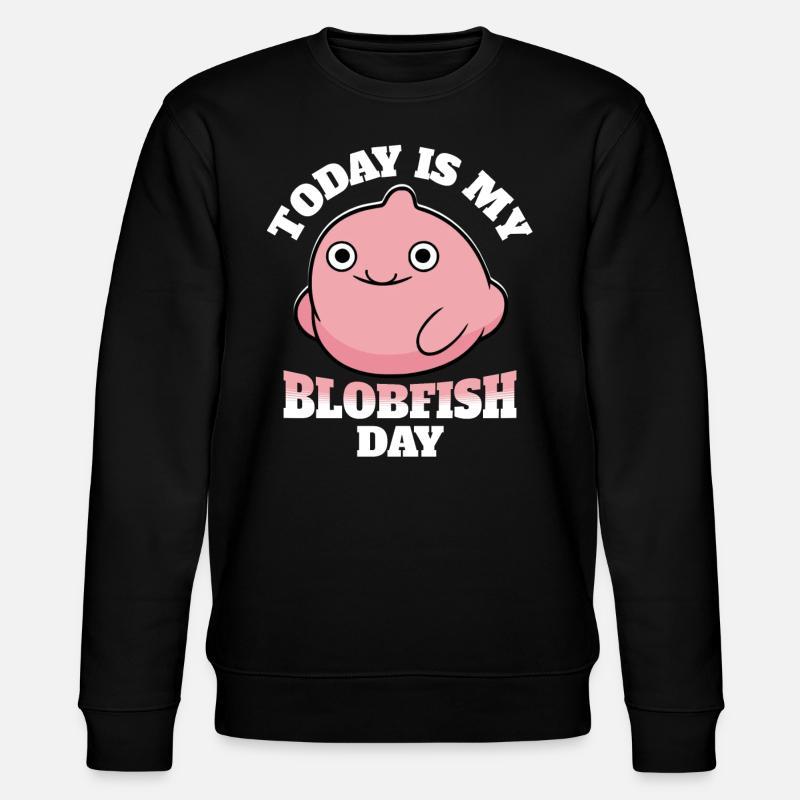 Blobfisch Blobfish - Stanley/Stella Unisex Bio-Sweatshirt CHANGER - Schwarz