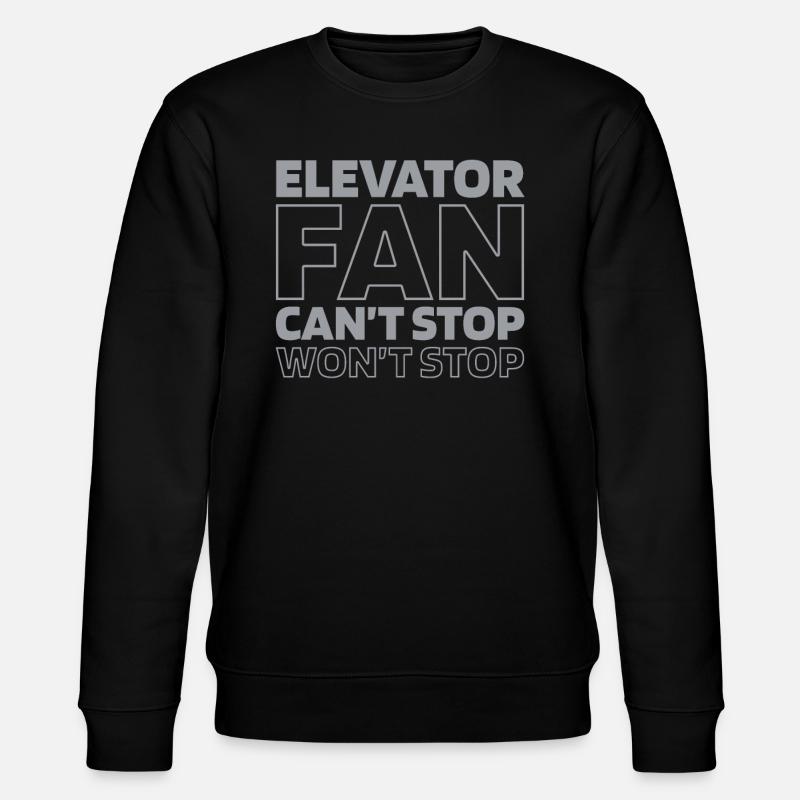 Elevator Elevator - Stanley/Stella CHANGER Unisex Organic Sweatshirt - black