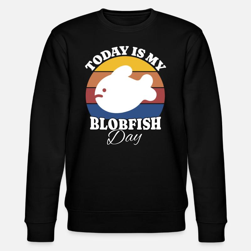 Blobfisch Blobfish - Stanley/Stella CHANGER Unisex Organic Sweatshirt - black