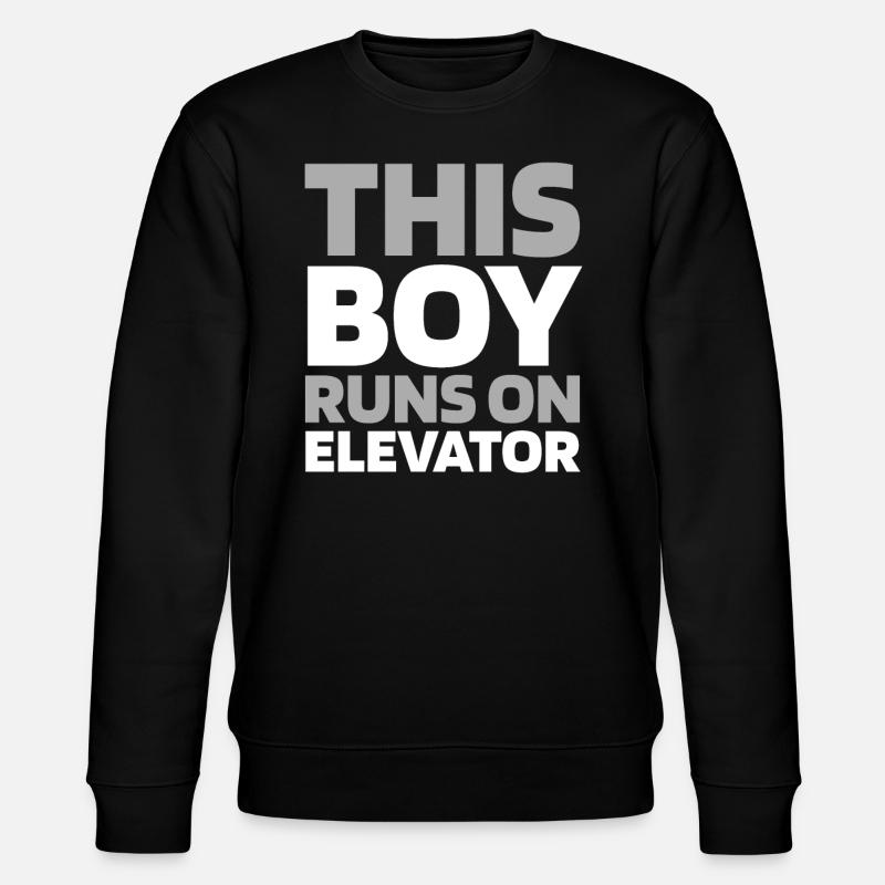 Elevator Elevator - Stanley/Stella CHANGER Unisex Organic Sweatshirt - black
