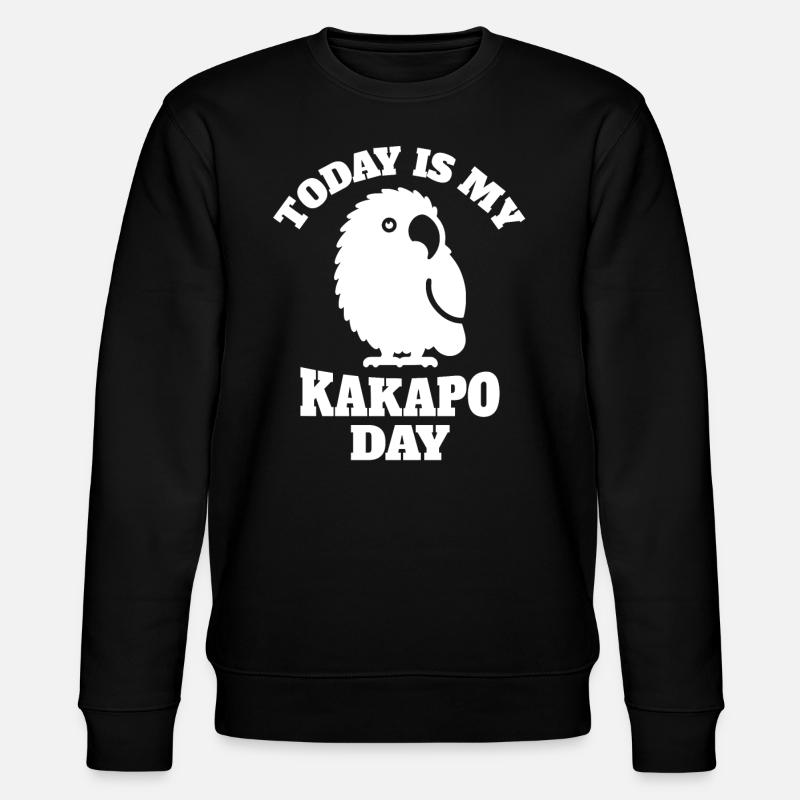 Perroquet de nuit Kakapo - Sweat bio CHANGER Stanley/Stella Unisexe - noir