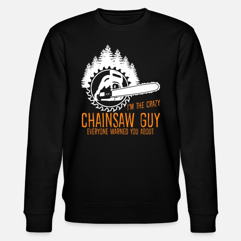 Chain Saw Chainsaws Chainsaw - Stanley/Stella CHANGER Unisex Organic Sweatshirt - black