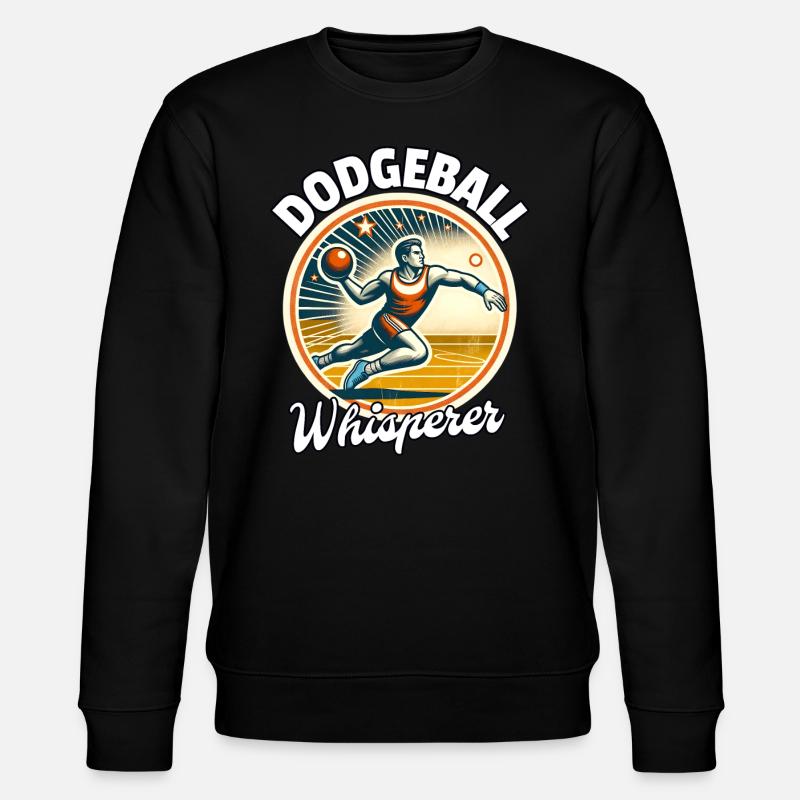 Dodgeball Whisperer - Stanley/Stella Unisex Bio-Sweatshirt CHANGER  - Schwarz
