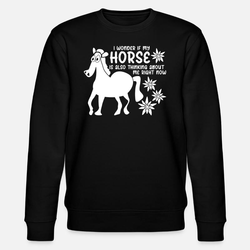 Haflinger Horses Iclander Équitation - Sweat bio CHANGER Stanley/Stella Unisexe - noir