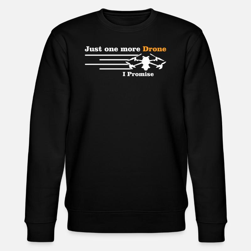 Drones Quadcopter FPV Drone - Stanley/Stella CHANGER Unisex Organic Sweatshirt - black