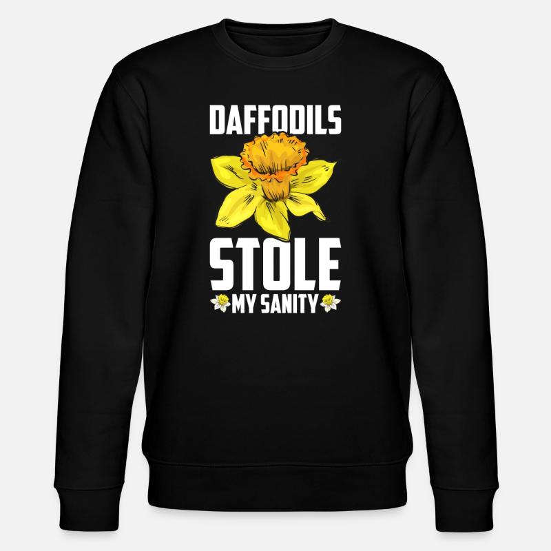 Jonquilles Fleur Jonquille Jonquille - Sweat bio CHANGER Stanley/Stella Unisexe - noir