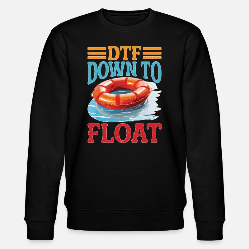 DTF Down To Float - Sweat bio CHANGER Stanley/Stella Unisexe - noir