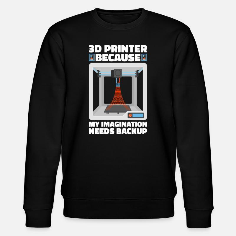 Filament d’imprimante 3D Impression 3D Impression 3D Imprimante 3D - Sweat bio CHANGER Stanley/Stella Unisexe - noir