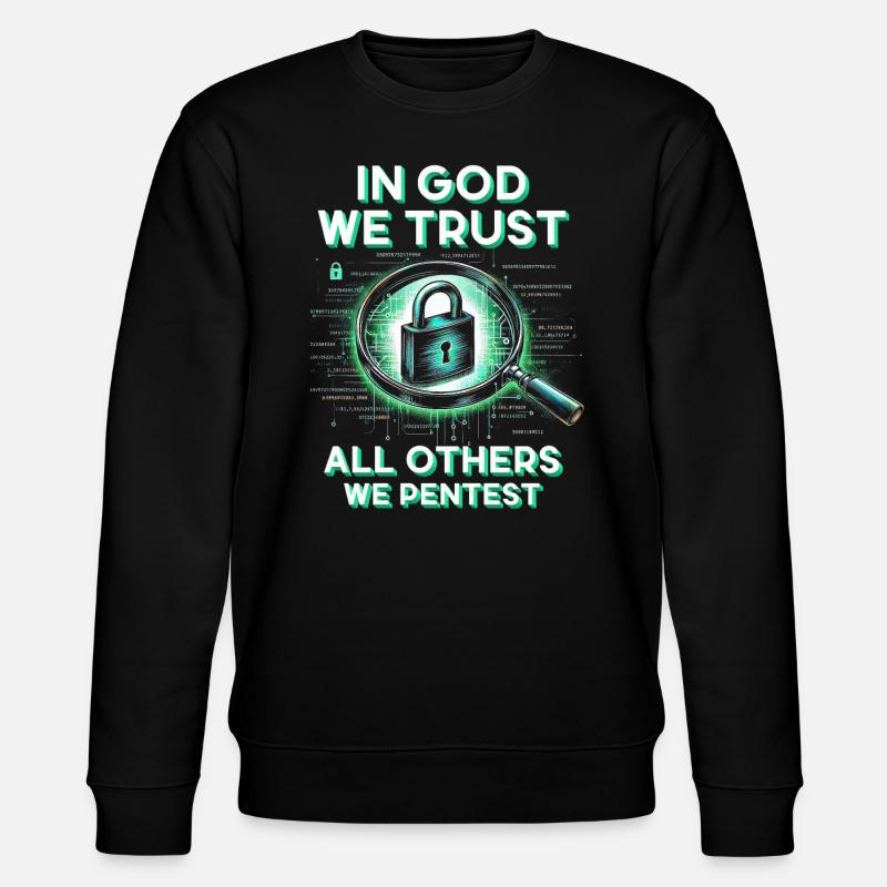 Penetration tester - Stanley/Stella CHANGER Unisex Organic Sweatshirt - black