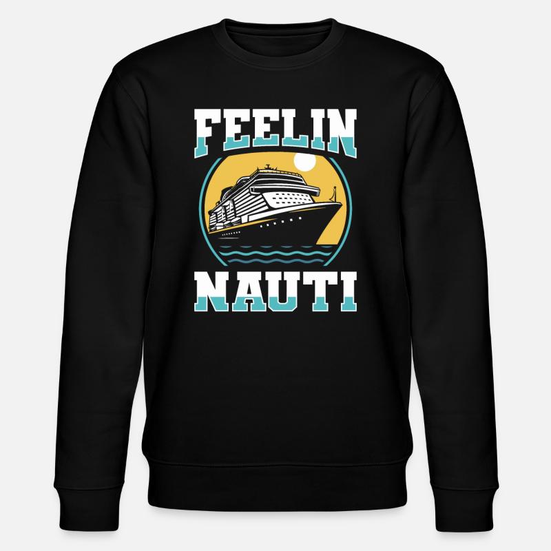 Cruise Feeling Nauti - Stanley/Stella CHANGER Unisex Organic Sweatshirt - black