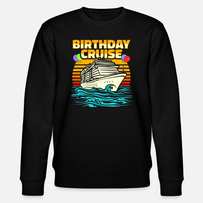 Croisière d’anniversaire à Kreuzfahrt - Sweat bio CHANGER Stanley/Stella Unisexe - noir