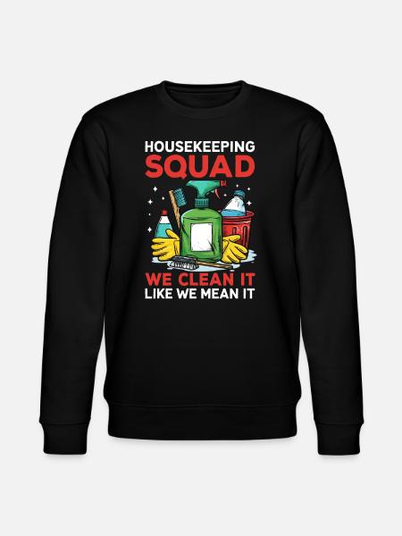 Housekeeping Squad - Stanley/Stella CHANGER Unisex Organic Sweatshirt - black