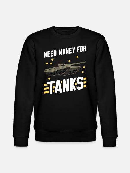 Tank Driver Combat Tank - Stanley/Stella CHANGER Unisex Organic Sweatshirt - black