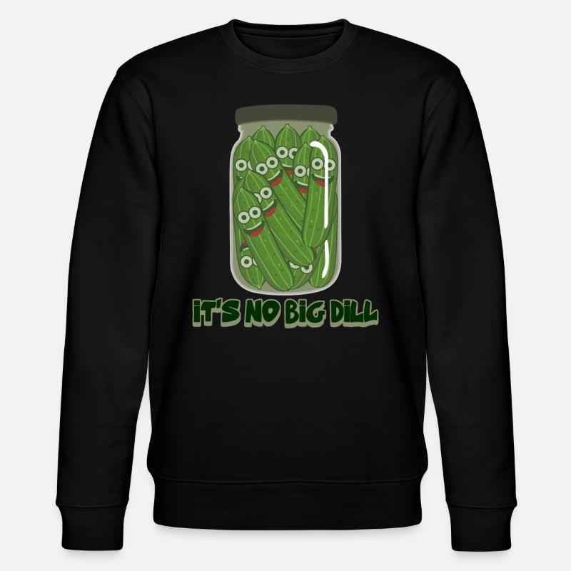 Cucumbers Pickles Cucumber Pickle Jar - Stanley/Stella CHANGER Unisex Organic Sweatshirt - black