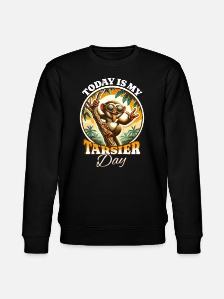 Koboldmaki Tarsier - Stanley/Stella CHANGER Unisex Organic Sweatshirt - black