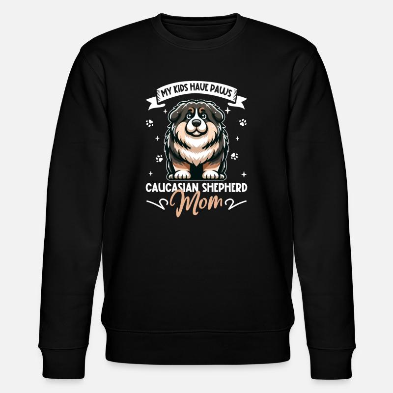 Ovcharka caucasienne maman - Sweat bio CHANGER Stanley/Stella Unisexe - noir