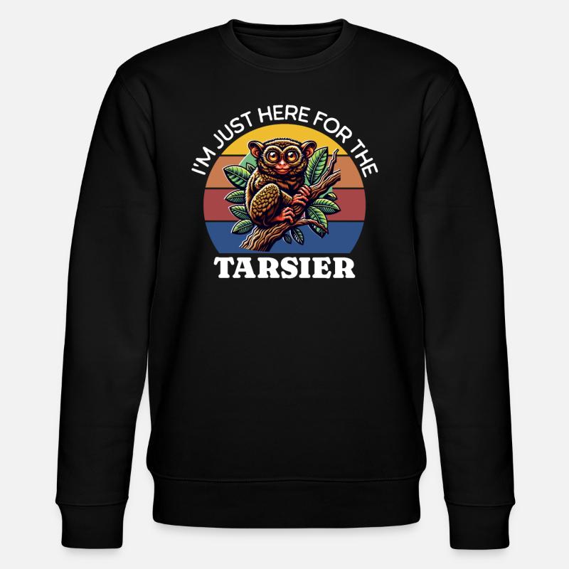 Tarsier Koboldmaki - Sweat bio CHANGER Stanley/Stella Unisexe - noir