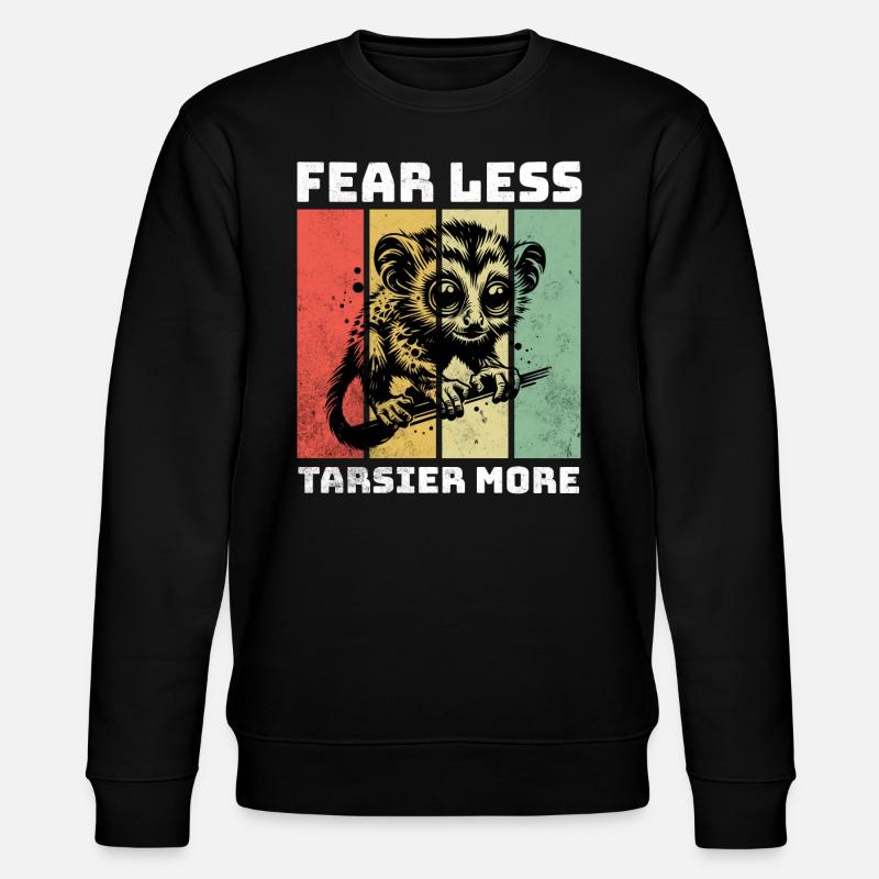 Tarsier Koboldmaki - Sweat bio CHANGER Stanley/Stella Unisexe - noir
