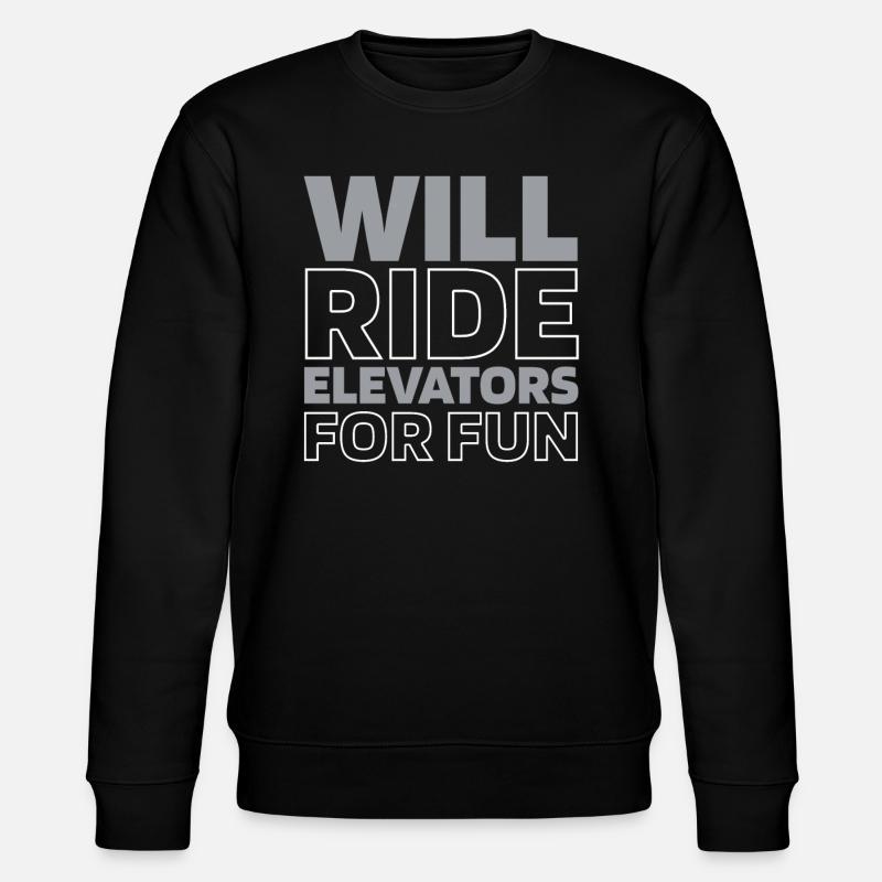 Elevator Elevator - Stanley/Stella CHANGER Unisex Organic Sweatshirt - black