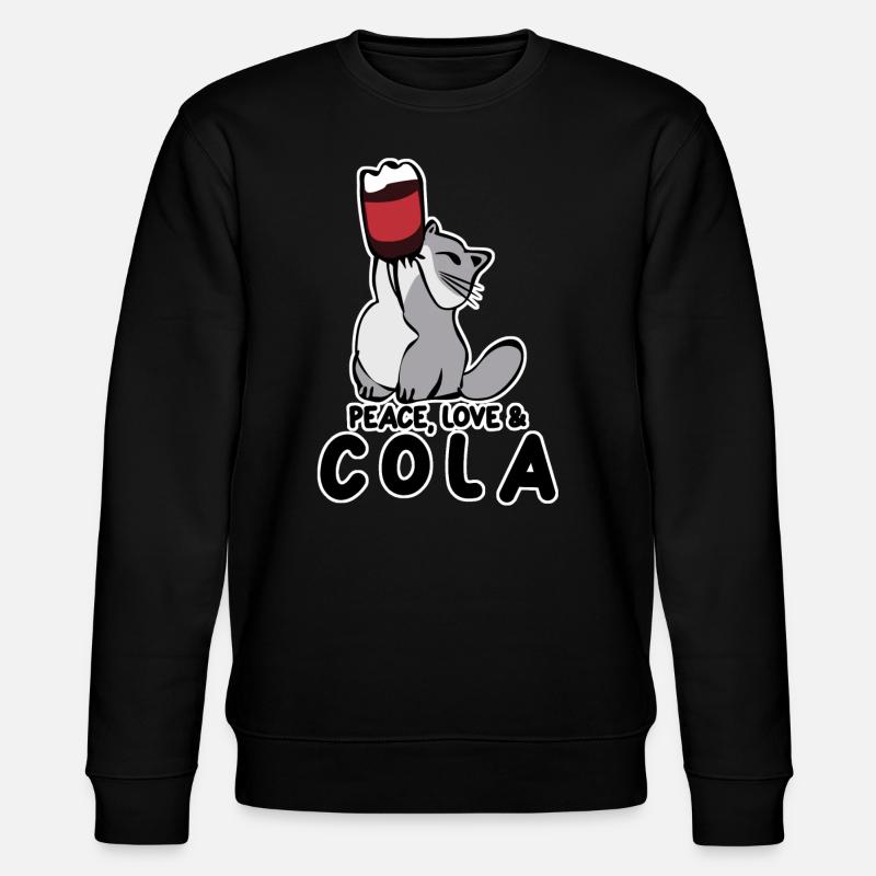 Cola Cat Lemonade Softdrinks - Stanley/Stella Unisex Bio-Sweatshirt CHANGER - Schwarz