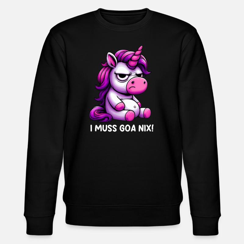 I Muss Goa Nix - Stanley/Stella Unisex Bio-Sweatshirt CHANGER - Schwarz