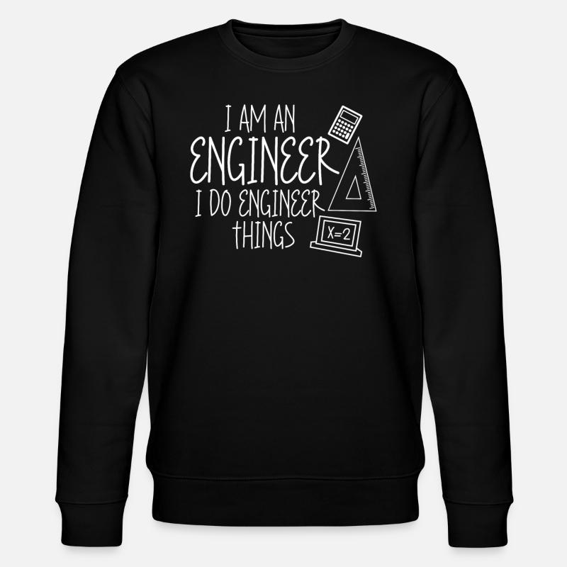 Engineer Joke Mechanical Engineering - Stanley/Stella CHANGER Unisex Organic Sweatshirt - black