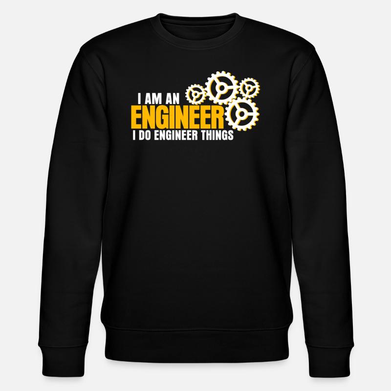 Engineering Mechanical Engineer - Stanley/Stella CHANGER Unisex Organic Sweatshirt - black