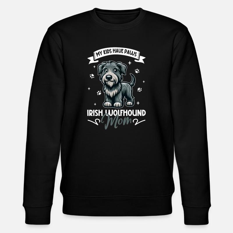 Maman Irish Wolfhound - Sweat bio CHANGER Stanley/Stella Unisexe - noir
