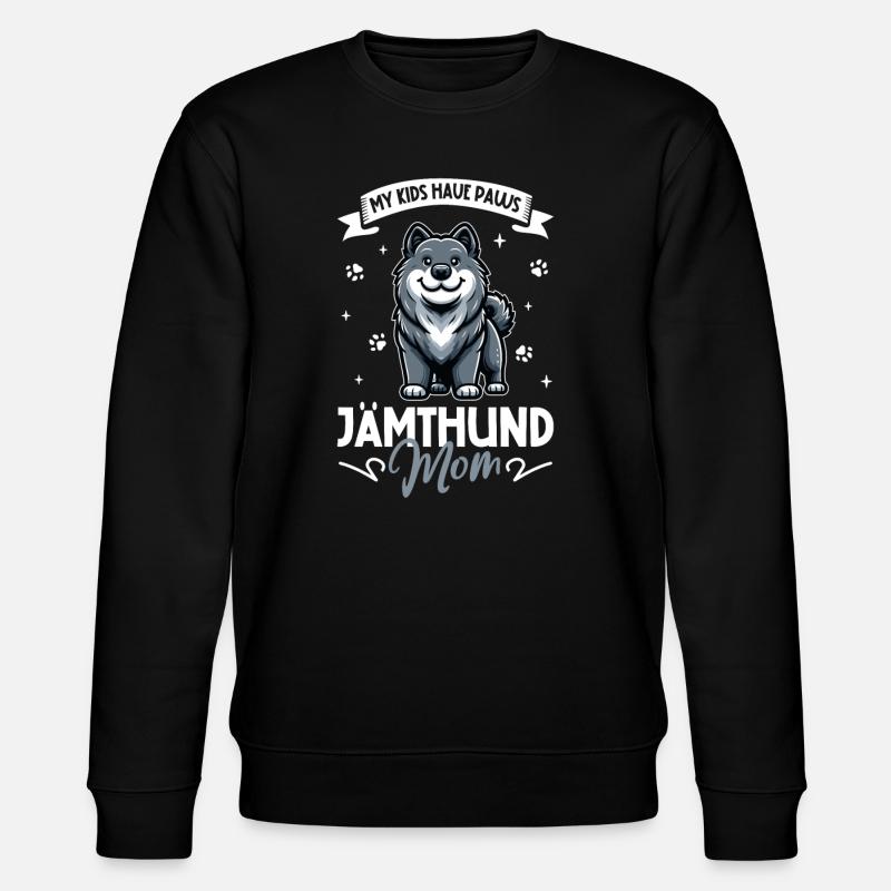 Jämthund Mama - Stanley/Stella Unisex Bio-Sweatshirt CHANGER - Schwarz
