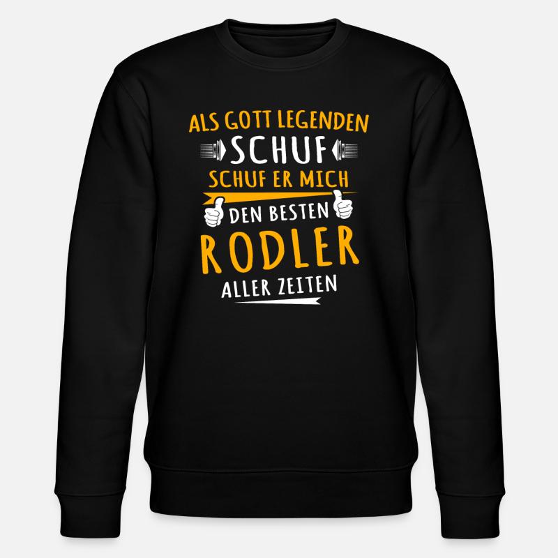 Rodler - Stanley/Stella Unisex Bio-Sweatshirt CHANGER  - Schwarz