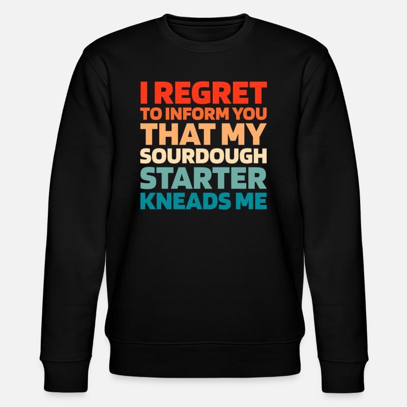Sauerteig Brot - Stanley/Stella Unisex Bio-Sweatshirt CHANGER - Schwarz