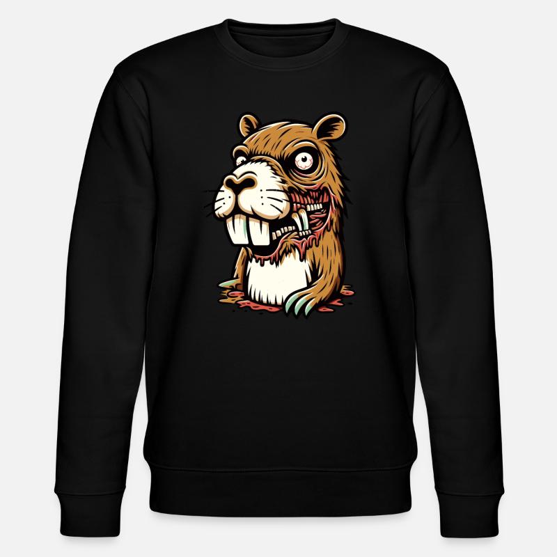Zombie Capybara Capybara Lover Halloween - Sweat bio CHANGER Stanley/Stella Unisexe - noir