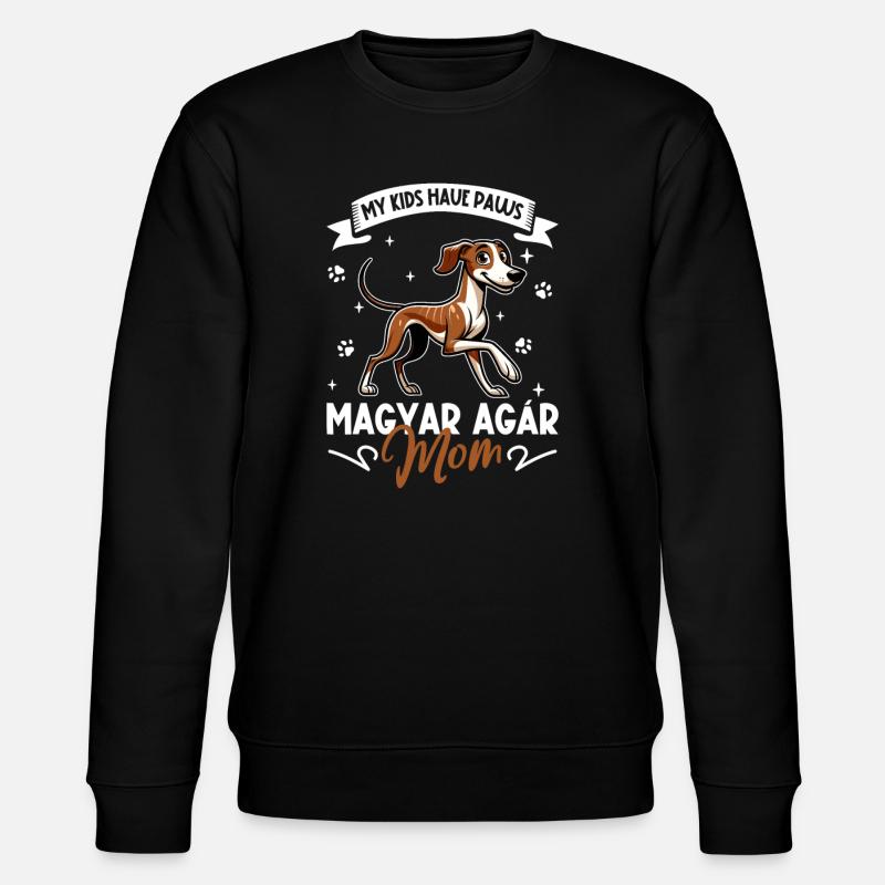 Magyar Agár Mama - Stanley/Stella CHANGER Unisex Organic Sweatshirt - black